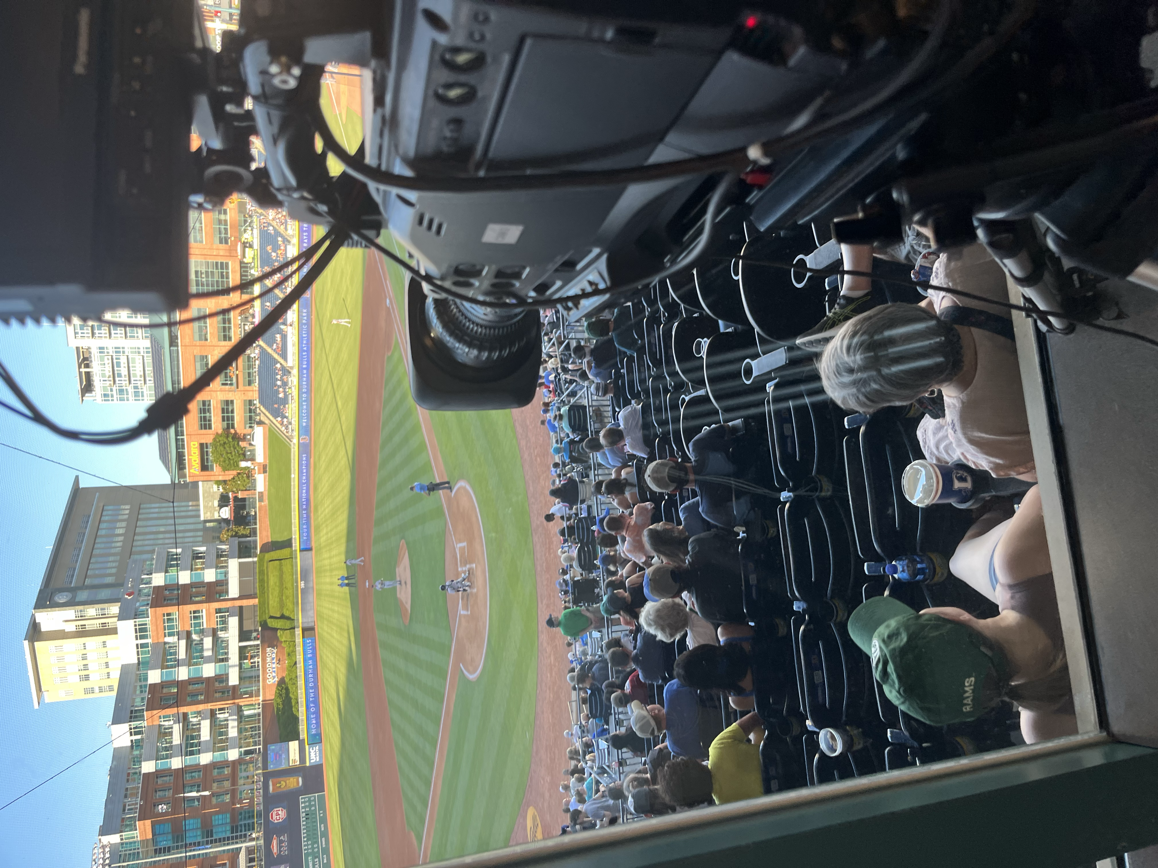 View from Camera 2, behind Home Plate at the DBAP
